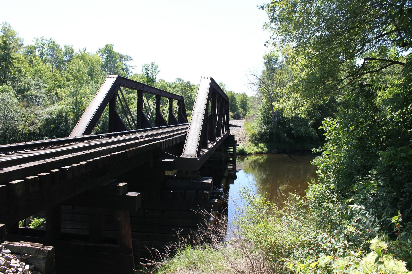 Looking south